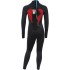 Traje De Neopreno Sola Kids Fire 5/4 Mm Con Cremallera Trasera - Negro A1508