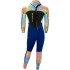 Traje De Neopreno Completo Sola Junior Storm 3/2 Mm - Azul/Teñido Anudado