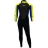 Traje De Neopreno Completo Sola Junior Storm 3/2 Mm - Lima/Azul Marino
