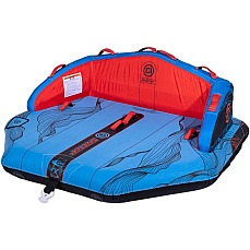 Flotador remolcable OBrien Specter para 2 personas, modelo 2026 - Azul/Rojo