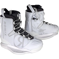 Botas De Wakeboard Ronix Utopia Intuition Cable Park 2027 - Blanco/Azul Ahumado