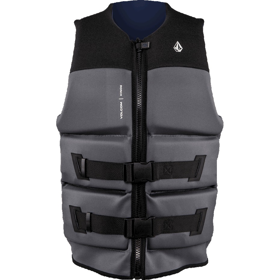 Chaleco Antibalas Ronix Yes Volcom Cga - Carbón/Negro