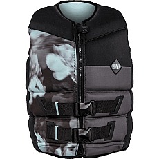 Chaleco De Impacto Ronix Capella 4.0 Echo Cga Para Mujer - Negro/Azul Claro