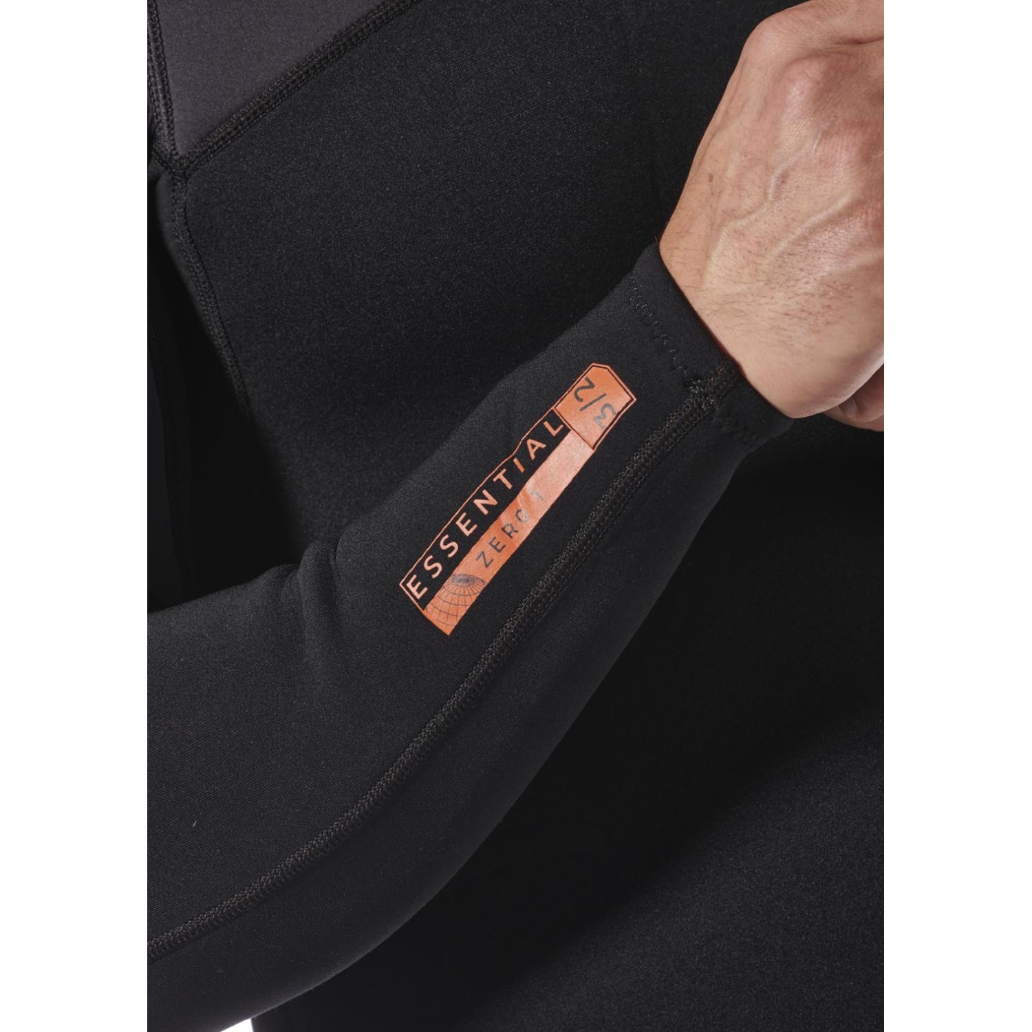 Traje De Neopreno Typhoon Essential 3/2 Mm Con Cremallera Trasera 2027 - Negro/Solar