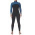 Traje De Neopreno Typhoon Essentia Para Mujer, 3/2 Mm, Con Cremallera Trasera, Modelo 2027 - Azul Océano/Negro