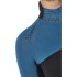 Traje De Neopreno Typhoon Essentia Para Mujer, 3/2 Mm, Con Cremallera Trasera, Modelo 2027 - Azul Océano/Negro