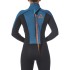 Traje De Neopreno Typhoon Essentia Para Mujer, 3/2 Mm, Con Cremallera Trasera, Modelo 2027 - Azul Océano/Negro