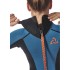 Traje De Neopreno Typhoon Essentia Para Mujer, 3/2 Mm, Con Cremallera Trasera, Modelo 2027 - Azul Océano/Negro