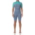 Traje De Neopreno Corto Typhoon Essential 3/2 Mm Para Mujer, Modelo 2027 - Azul Celeste/Nimbus