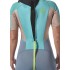 Traje De Neopreno Corto Typhoon Essential 3/2 Mm Para Mujer, Modelo 2027 - Azul Celeste/Nimbus