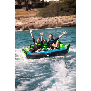 Jobe Lunar 3 Person Towable - Azul / Verde
