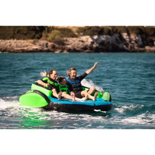 Jobe Lunar 3 Person Towable - Azul / Verde
