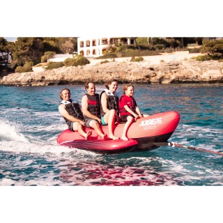 Jobe Chaser 4 Person Towable - Rojo