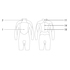 Mystic Star 3/2 B-Zip Flatlock Longarm Shorty Wetsuit - Ejército
