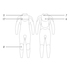 Mystic Estrella Doble 5/4 Fz Fullsuit Traje - Negro / Blanco