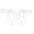 Traje Corto Mystic Star 3/2 Double Fz Longarm - Negro / Blanco