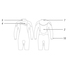 Mystic Drip 3/2 F-Zip Longarm Shorty Traje De Neopreno - Peltre