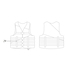 Mystic Rental Front-Zip Wake Impact Floatation Vest - Negro