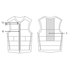 Mystic Stone Front-Zip Impact Vest - Negro