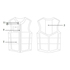 Mystic Magician Front-Zip Impact Vest - Gris