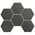 Almohadillas Hexagonales Seadek - 150 Mm Almohadillas Hexagonales Autoadhesivas Antideslizantes De 3 Mm - Negro [Paquete De 6]