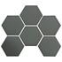 Almohadillas Hexagonales Seadek - 150 Mm Almohadillas Hexagonales Autoadhesivas Antideslizantes De 3 Mm - Gris Oscuro [Paquete D