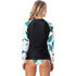 Rip Curl Mujer Blanco Bay Camiseta Manga Larga Relajada Uv - Negro -Wlu9Aw