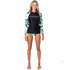 Rip Curl Mujer Blanco Bay Camiseta Manga Larga Relajada Uv - Negro -Wlu9Aw