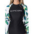 Rip Curl Mujer Blanco Bay Camiseta Manga Larga Relajada Uv - Negro -Wlu9Aw