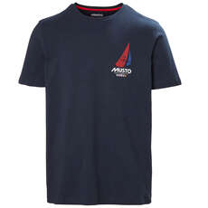 Camiseta Musto K93 Gbr - Azul Marino - Lmts094-598 Camiseta Musto K93 Gbr - Azul Marino - Lmts094-598