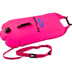 Bolsa Impermeable Para Flotador De Natación Sola Open Water De 28 L, Color Rosa