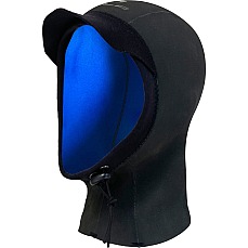 Capucha De Malla Con Visera De 3 Mm Sola Negra/azul - A1334 Capucha De Malla Con Visera De 3 Mm Sola Negra/azul - A1334