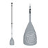 Bote Remo De Sup De Fibra De Vidrio De 3 Piezas - Gris