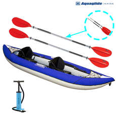 Aquakide Chinook Xp Kayak Inflable Para 2 Personas - Paquete