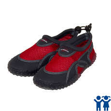 Gul Junior Aqua Beach Zapatos - Red / Charcoal
