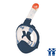 Máscara De Snorkel De Cara Completa Beuchat Junior Smile - Deep Blue