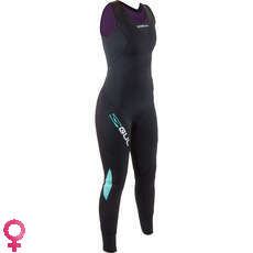 Gul Womens Cz 3Mm Blindstitched Long Jane Wetsuit - Negro - Cz4208-B7