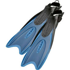 Palmes De Snorkeling Cressi Palau Long Adjustable Fins - Bleu/azur [Marquées]