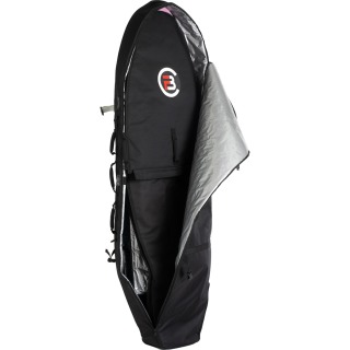 Bolsa De Viaje Fbc Wing Foil Pro+ V2 - Para Viento Descendente Y Con Carrito Extraíble - Negra