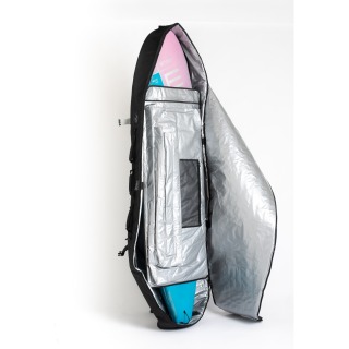 Bolsa De Viaje Fbc Wing Foil Pro+ V2 - Para Viento Descendente Y Con Carrito Extraíble - Negra