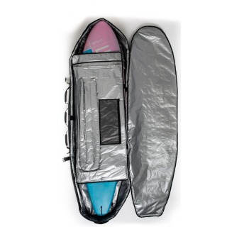 Bolsa De Viaje Fbc Wing Foil Pro+ V2 - Para Viento Descendente Y Con Carrito Extraíble - Negra