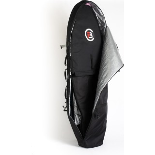 Bolsa De Viaje Fbc Wing Foil Pro+ V2 - Longitud Media Y Carrito Extraíble - Negra