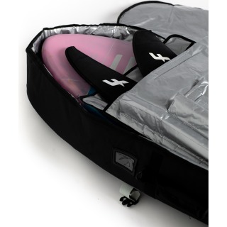 Bolsa De Viaje Fbc Wing Foil Pro+ V2 - Longitud Media Y Carrito Extraíble - Negra