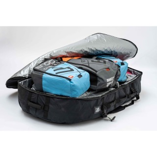 Bolsa De Viaje Fbc Wing Foil Original V2 Y Carrito Extraíble 2026 - Negra