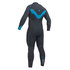 Traje De Neopreno Gul Flexor Iii 5/4 Con Cremallera Y Punto Ciego - Negro / Grafito