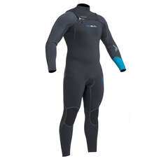 Traje De Neopreno Gul Flexor Iii 5/4 Con Cremallera Y Punto Ciego - Negro / Grafito