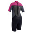 Gul Junior Femenino G-Force 3 Mm Shorty Traje - Negro / Color Rosa Oscuro