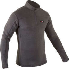Gul Airotherm 1/4 Zip Top - Gris / Marrón - Gm0387-B7