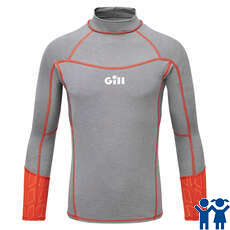 Chaleco De Erupción De Manga Larga Gill Junior Eco - Gris Melange 5025J Chaleco De Erupción De Manga Larga Gill Junior Eco - Gris Melange 5025J
