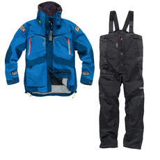 Gill Os23 Jacket & Trouser Sailing Kit Combo - Azul / Grafito
